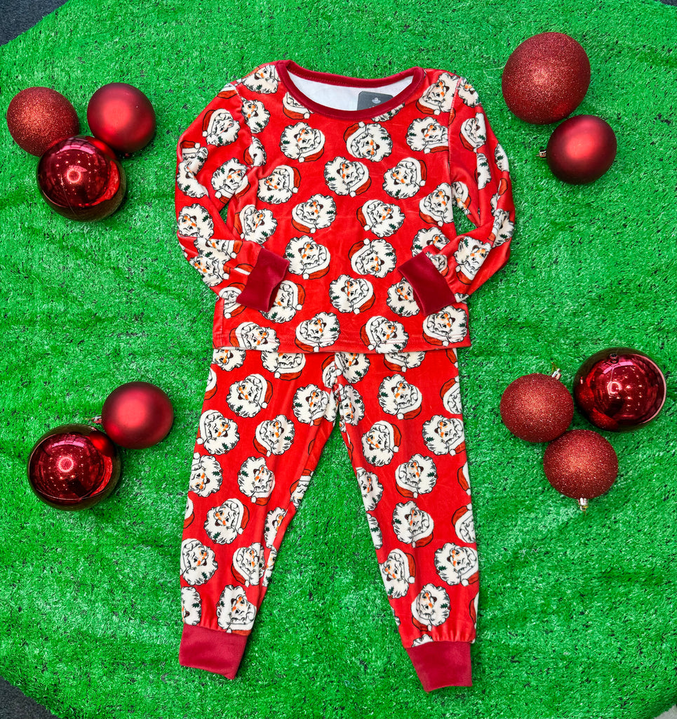 Red Santa boys Pjs