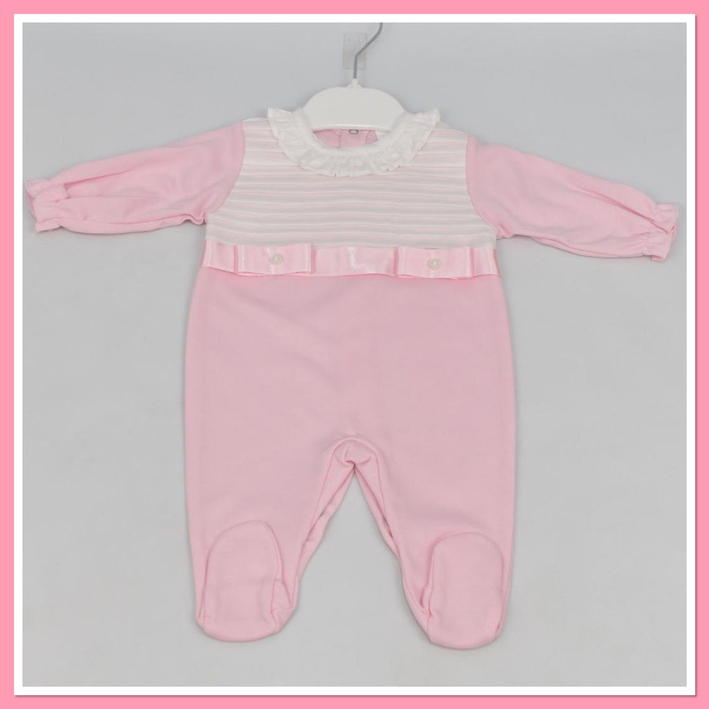 Pink Ribbon baby grow