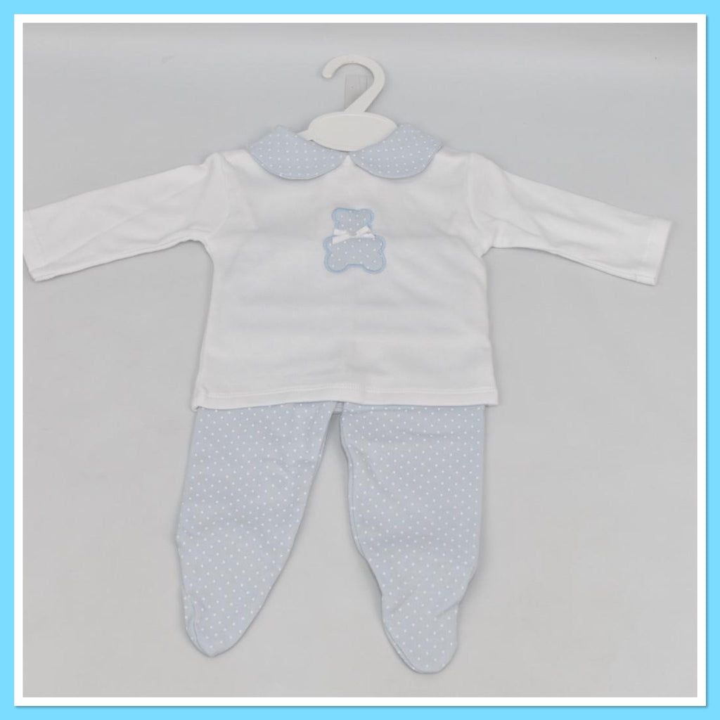 Blue Teddy 2 piece set