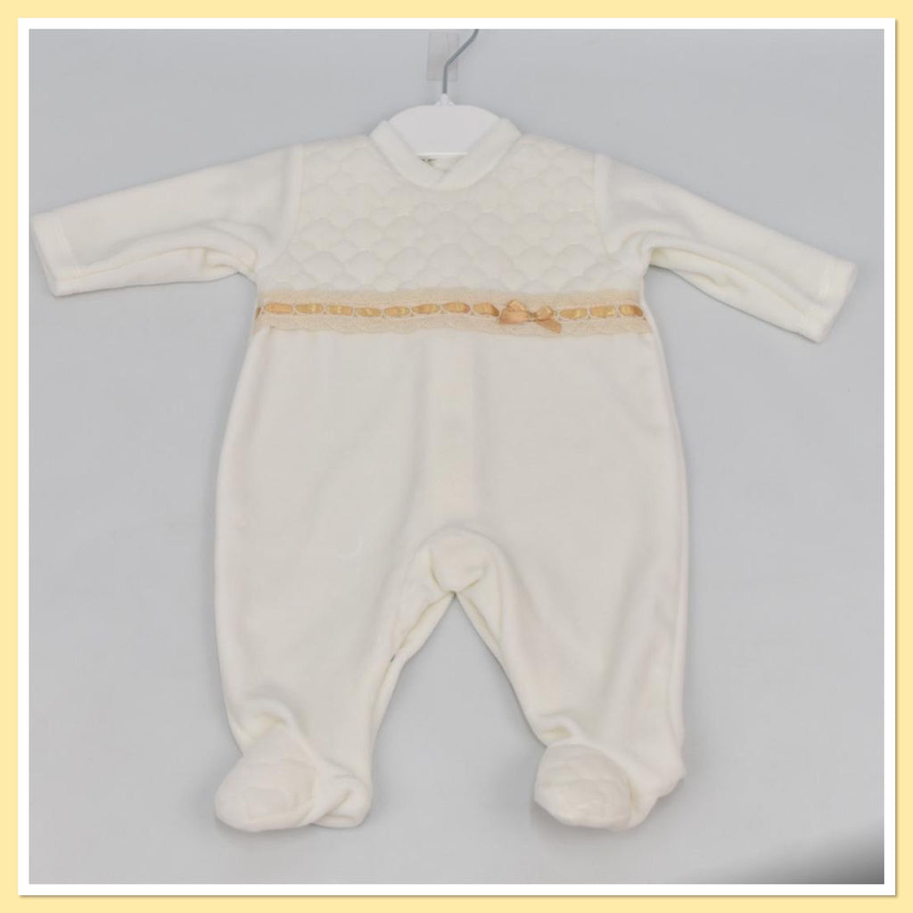 Cream & Camel babygrow