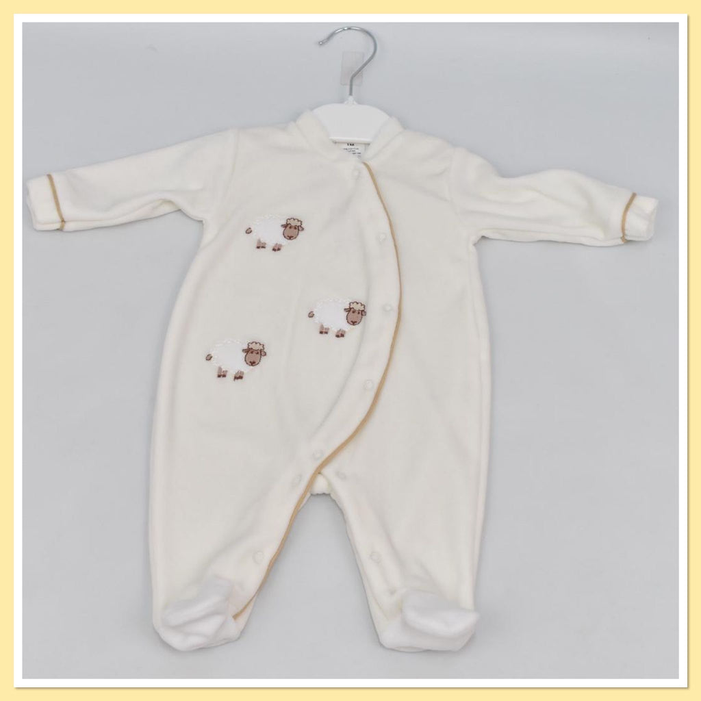 Cream Sheep baby grow